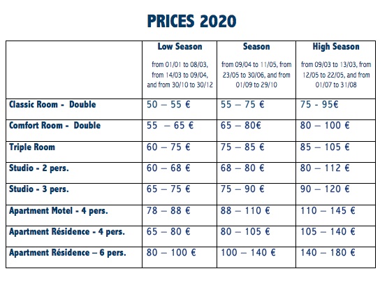 prices Motel Capsol